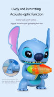 Muñeco De Acción Disney Stitch Luminoso Con Función De Habla Modelo De Mano Para Decoración De Escritorio Juguete Para Niños Regalo Kawaii - details 3