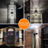 Lámpara De Pared Exterior LED Impermeable IP65 Con 2PCS Bombillas E27 Luz Decorativa Para Jardín 110V 220V Moderna Estilo - details 7
