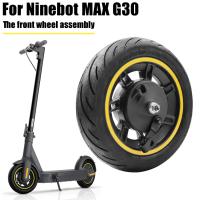 Juego De Rueda Frontal De 10 Pulgadas Para Scooter Eléctrico Ninebot Max G30 Con Neumático De Vaciado Duradero Y Antipinchazos Accesorios De Scooter - details 3