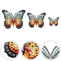 Decoración De Pared Con Mariposa Metálica Grande Para Jardín Patio Oficina Belleza En La Pared Valla Jardín Adorno Animal Tema - details 3