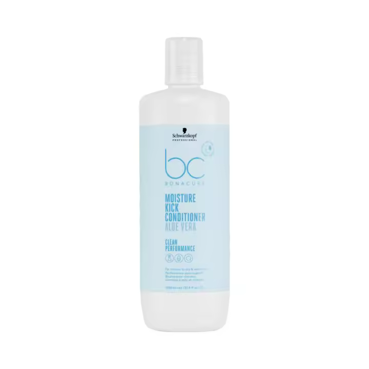 Schwarzkopf Professional Bonacure Moisture Kick Acondicionador 1000 Ml. / Acondicionador hidratante para cabello normal a seco, rizado o quebradizo. - 1