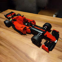 Bloques De Construcción Técnicos F1 2021 Mod F488 GTE "AF Corse #51" Juguete De Bloques De Crea Tu Propio Modelo De Carreras De Fórmula 1 Dificultad Alta Para Adultos - details 9