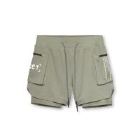 Shorts Deportivos Para Hombre 2 En 1 Running Bottoms De Playa Fitness Entrenamiento Verano Shorts De Correr - details 17
