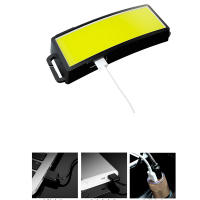 Faros LED portátiles COB, faros para exteriores, batería incorporada, lámpara de cabeza recargable USB, linterna para acampar, escalada de pesca - details 3