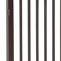 PawHut Barrera de Seguridad Plegable de 3 Paneles 160x76 cm Rejilla de Protección para Perros Pequeños para Puertas Escaleras Pasillos Café Oscuro - details 3