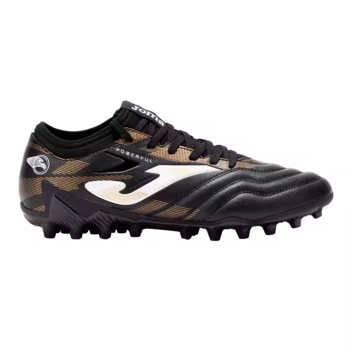 Botas De Futbol Marca Joma Modelo Poww2401Ag Para Hombre Color Negro - 1