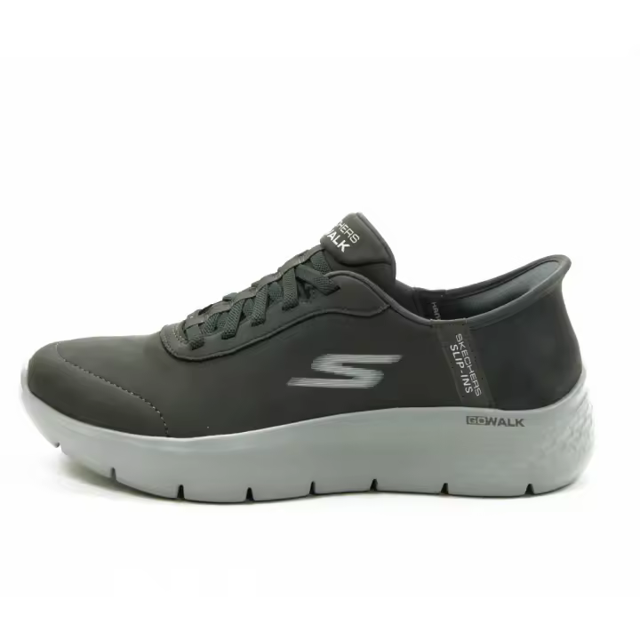 Skechers mod. 124837 zapato sport para mujer en piel y otros, cordón elástico - 1