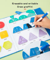 Juguetes Educativos Magnéticos De Fracciones Para Niños Y Padres Juego Interactivo De Formas Geométricas Tablero Divisor De Fracciones Madera - details 5