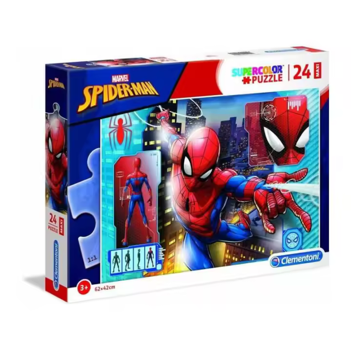 PUZZLE 24 PIEZAS MAXI SPIDERMAN DE CLEMENTONI - 1