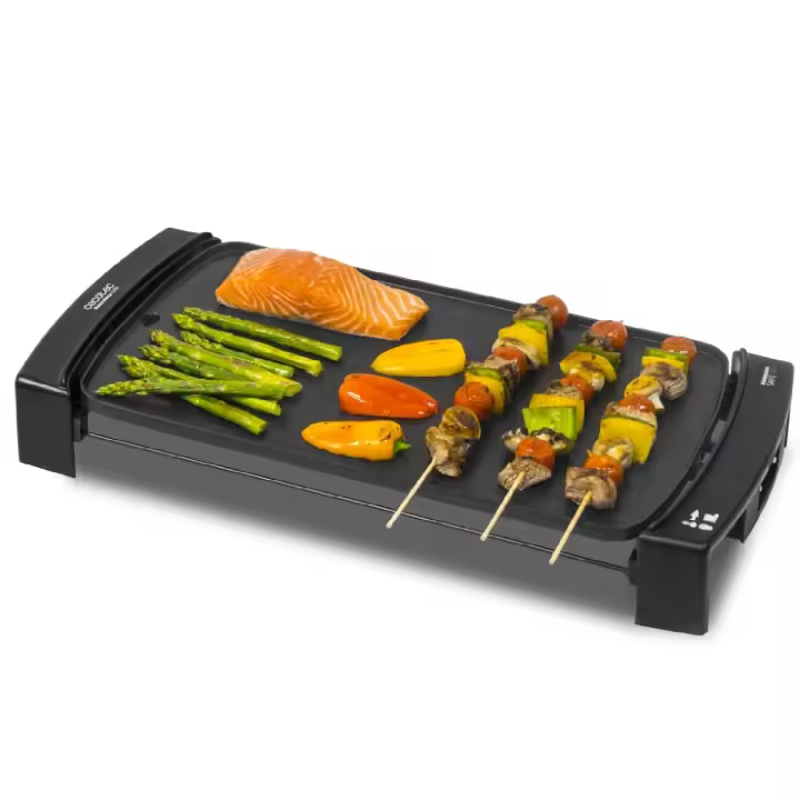 Cecotec Plancha de Asar eléctrica Black&Water 2150. 2150 W, Aluminio Fundido, Revestimiento Daikin, Termostato Regulable - 1