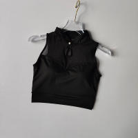 Deportiva Estilo Chino Con Almohadillas Fijas Recogidas Y Entrenamiento De Yoga Chaleco Deportivo Top De Running - details 6