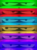 Placa De Pantalla LED Matriz APP Control Para Camión Ojos De Diablos Iluminación Flexible Con Texto Deslizante Decoración Para Parabrisas - details 10