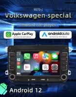 Radio con GPS para coche, reproductor con Android, 2Din, Universal, Wifi, Carplay, para Volkswagen Golf 5, 6, Polo, Passat B6, B7, CC, Skoda, Jetta - details 0