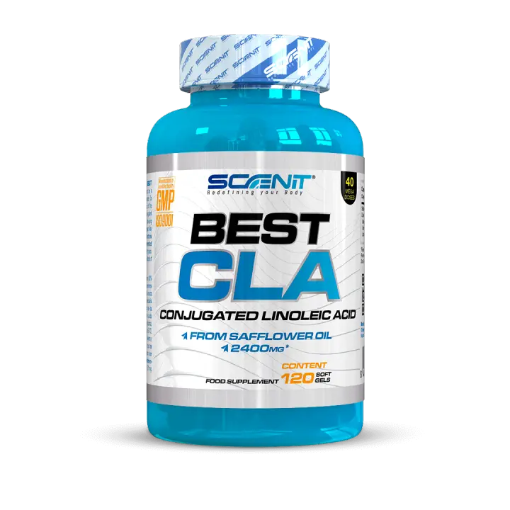 CLA Acido Linoleico Conjugado - Scenit BEST CLA - Ácido linoleico conjugado CLA - CLA Ácido linoleico conjugado - 120 cápsulas de gel (perlas) - 1