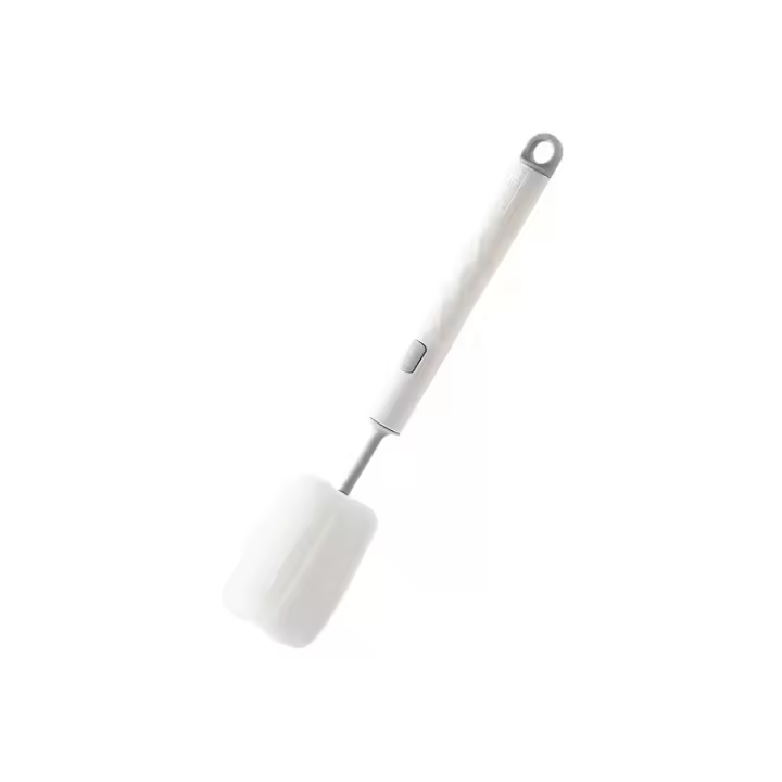 Cepillo De Botella De Silicona Con Rotación 360 Grados Set De Cepillos Para Lactantes Cabeza Suave De Grado Alimenticio Para Limpieza De Botellas Almohadillas Y Chupetes - 1