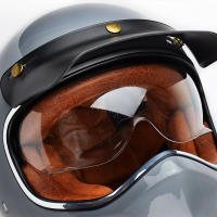 Ala De Casco Universal Desmontable Con Protección UV Para Motocicleta Compatible Con SHOEI EX ZERO/TT&CO Estilo Retro Y Vintage - details 2