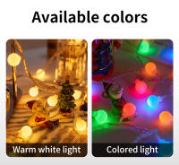 Cadena De Luces LED Pequeña 1.5M 3M 6M 10M RGB Blanco Cálido Para Exterior Camping Picnic Eventos Iluminación Interior Decoración De Fiesta - details 7