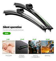 LimpiaFrente LimpiaFrenteanteriores Para Suzuki Swift Hatchback 2004-2010 Plegable Natural Caucho Negro Y Verde Accesorios De Ventanas - details 4