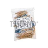 Kit De Resistencias De Película Metálica Assortment 150PCS 300PCS Con Precisión De 1% Rango De Ohm 1R~820K Ohm Para Electrónica - details 5