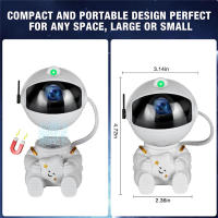 Proyector De Estrellas Luz De Noche Galaxia Astronauta Espacio Proyector Nebulosa Estelar LED Para Niños Y Adultos Regalo De Navidad Cumpleaños - details 7