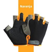 Gimnasio Guantes fitness entrenamiento sin pendientes mujeres culturismo ejercicio deportes ciclismo antideslizante transpirable - details 0