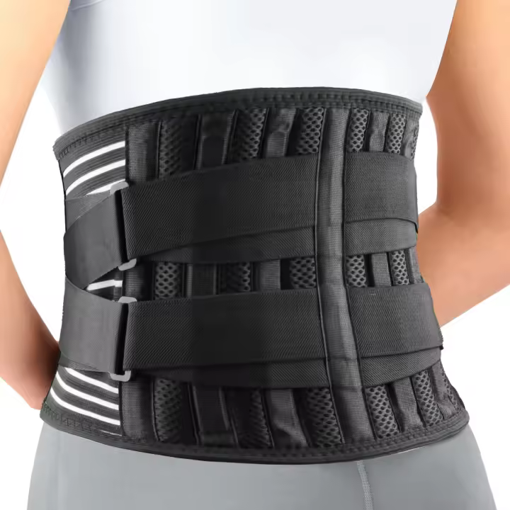 Cinturón De Soporte Lumbar Ajustable Para Hombres Y Mujeres Alivio De La Ciática Transpirable Y Cómodo Para Adultos Mayores De 13 Años - 1