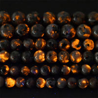 Piedras De Lava Naturales Redondas Para Joyería DIY Accesorios De Collar Y Pulsera Hechas a Mano 6/8/10MM Abalorios De Gemas - details 2