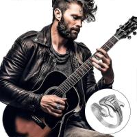 Anillo de Plata para hombre - Diseño elegant inspired en una Guitarra-Accesorio perfecto para hombre - details 3