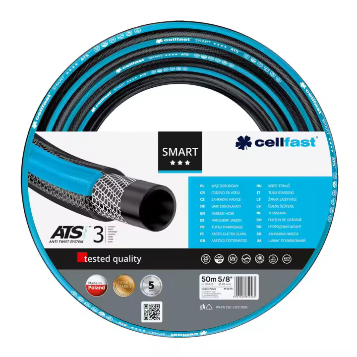 MANGUERA DE RIEGO SMART ATS DE 15 mm x 50 m CELLFAST - 1