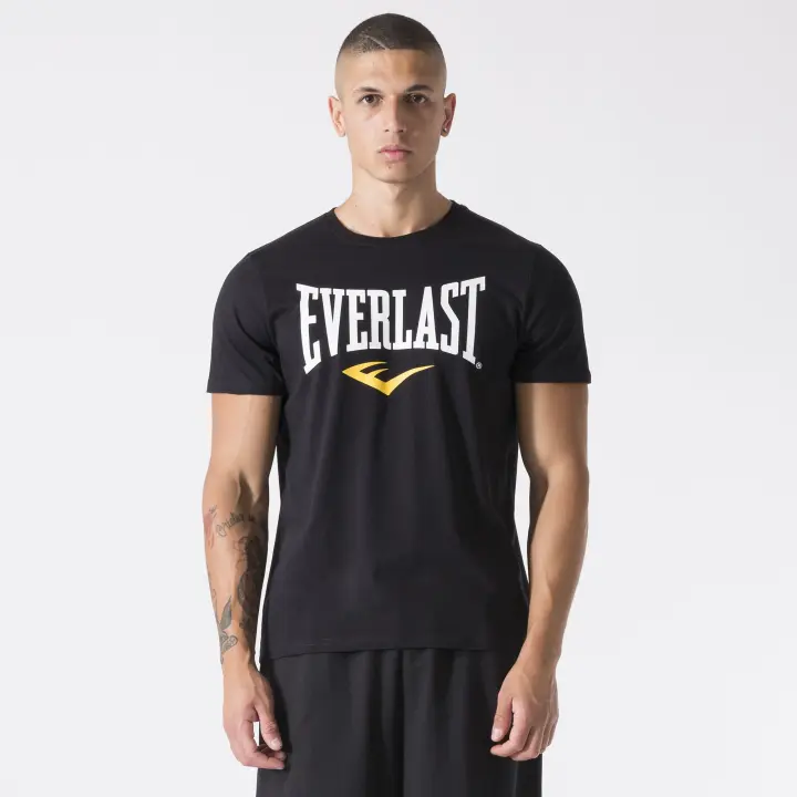Camiseta Manga Corta Fitted Everlast Black - 1