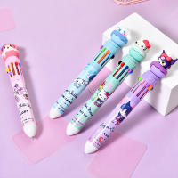 Sanrio Hello Kitty Kuromi Bolígrafo De Punto De Sello 10 Colores 6/36 Piezas Suministros Escolares Y De Oficina Material Plástico Tamaño 0.7mm - details 5