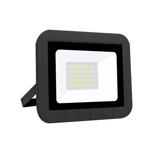 Proyector led plano negro matel ip65 10w cálida - 1