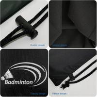 Bolsa De Badminton Resistente Y Antipolvo Almacenamiento Grande Para Raqueta Cubierta Protectora Negra Para Equipamiento De Deporte - details 7
