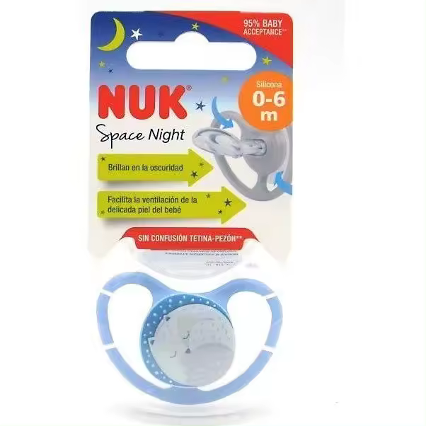 Pack Chupete Space Night 0-6 Silicona 6Ud Surtidas - 1