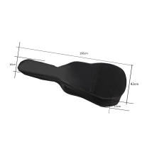 Estuche Portátil Para Guitarra Acústica Clásica De 38/41 Pulgadas Con Correa De Hombro Y Mochila Negra Accesorios Para Guitarra - details 9