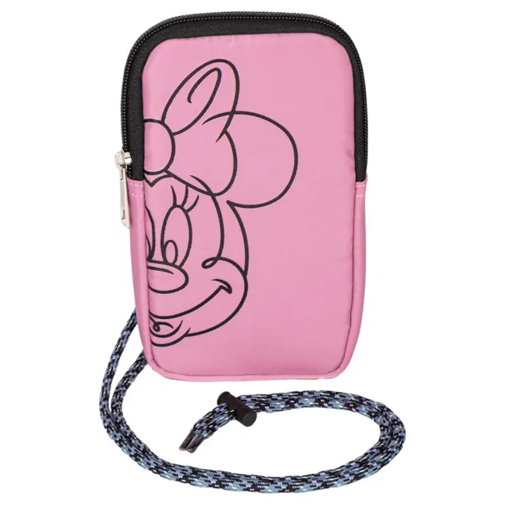 Bolsa Porta Móvil Cerda Group Minnie Rosa Disney Mujer - Elegancia y Funcionalidad en un Solo Accesorio - 1
