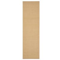 vidaXL Alfombra de sisal natural 100x350 cm Color Natural,  Negro,  y mas Alfombras de área  Alfombra de Piso para Sala de Estar Dormitorio Habitación Salón - details 1