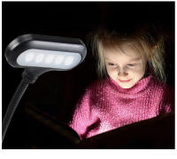 Lámpara LED Mini Para Libros Potenciada Por Batería Tableta Flexible Lectura Portátil Para Dormitorio Luz Nocturna Clip-On - details 13