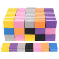 500Pcs Mini Linterna De Uñas Con Bloque De Fichas 100/180 Y Esponja De Lijado Multicolor Herramientas De Arte De Uñas Para Manicura En Salón - details 2