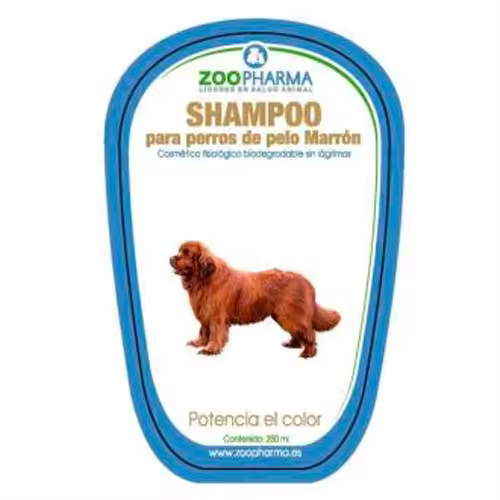 Zoopharma Vet Champu Pelo Marron Perros 250Ml. - 1