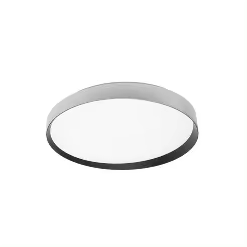 FABRILAMP Plafón LED Redondo ALORA Plata/Negro 60W 3000-4200-6500K 5400lm - 1