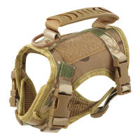 Harnés Táctico Ajustable Para Perros Y Gatos Pequeños Vests Para Gatos Y Perros De Servicio Militar Entrenamiento Y Caminata - details 15