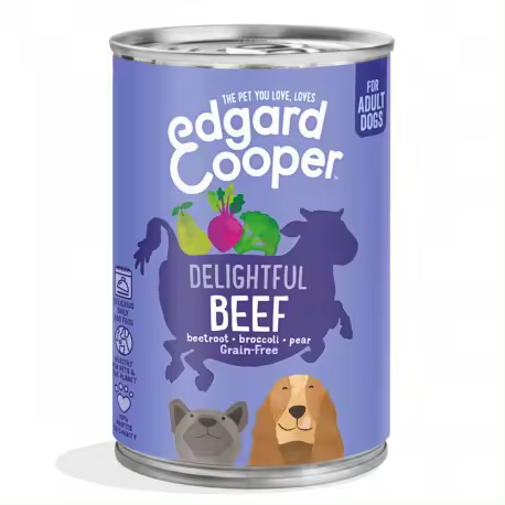 Lata Edgard Cooper Ternera con Remolacha Adult 400g Edgard Cooper - 1