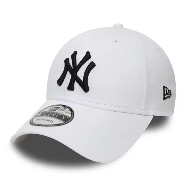 Gorra New York Yankees; Visera curva; con adaptador trasero; New Era 10745455 Blanco; 514090 - 1