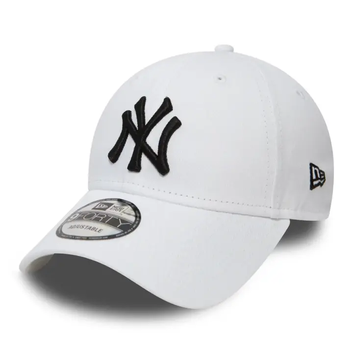 Gorra New York Yankees; Visera curva; con adaptador trasero; New Era 10745455 Blanco; 514090 - 1