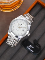 Reloj De Cuarzo Para Hombre Reloj De Pulsera De Moda Sencilla Y Lujo Para Uso Diario Y Negocios Con Calendario Pantalla Con Marcas Numéricas De Arábigas Material De Acero Inoxidable Resistente Al Agua - details 25