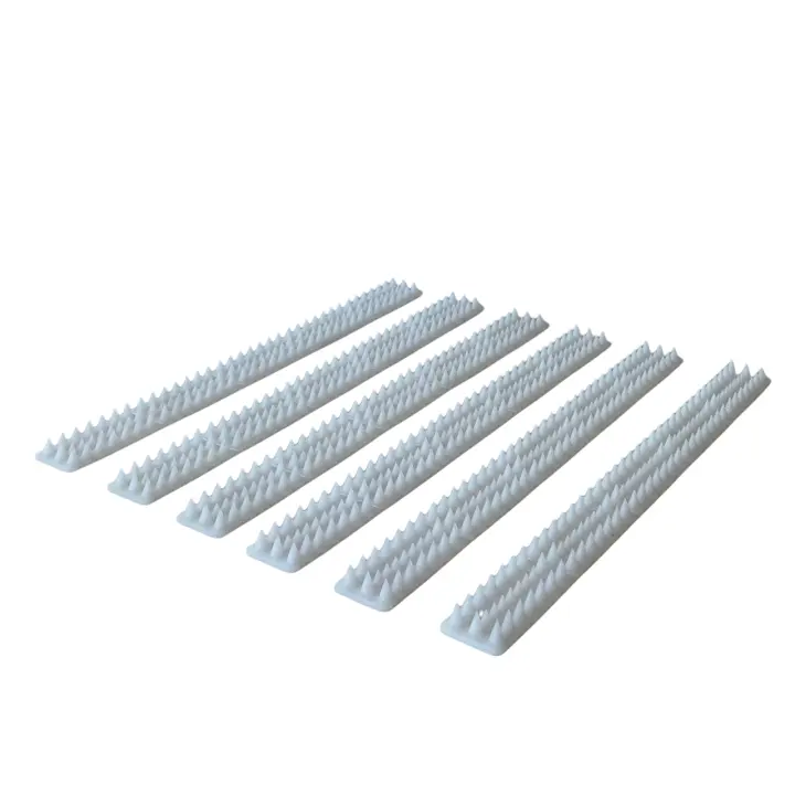 Pinchos Anti Aves Antipalomas de 6 Unidades de 48,5 x 4,3 x 1,5 cm, Pinchos Anti Gatos, Auyentador para Palomas,Anti Palomas, Alféizar, Gato, Marta, Paloma, Valla, Techo, Protección contra Pájaros - 1