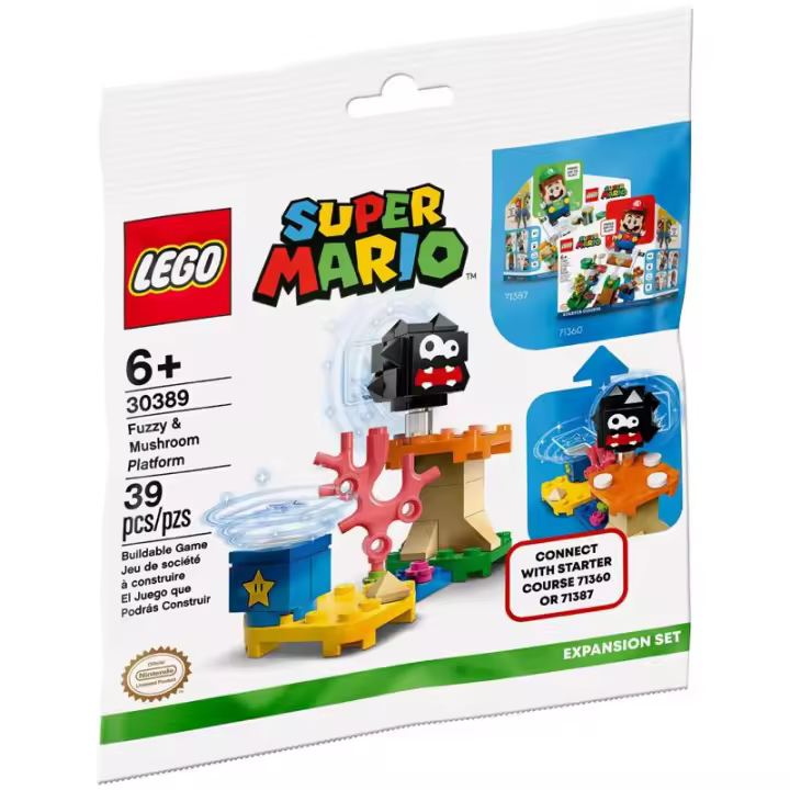 LEGO POLYBAG 30389: Fuzzy & Mushroom Platform - Expansion Set polybag - 1