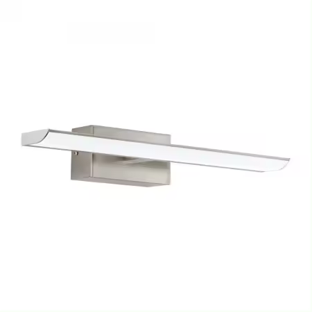 Aplique de Baño para Espejo LED Eglo Tabiano Níquel Mate Luz Neutra 6W - 1