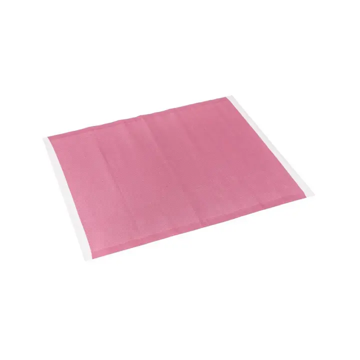 Lola Home Alfombra de polipropileno pasillera para exterior rosa de 90x150 cm - 1